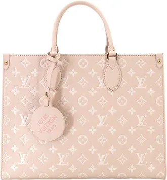 Louis Vuitton Beige Rose Monogram Empreinte Shoulder Bag Tote Bag (Pre-Owned)