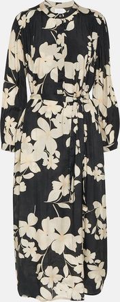 Velvet Josepha floral midi dress