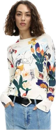 Desigual Mujer, Sudaderas, Blanco, Talla: XS