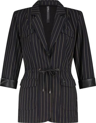 Zip73 Dames, Jassen, Zwart, Maat: S Leer