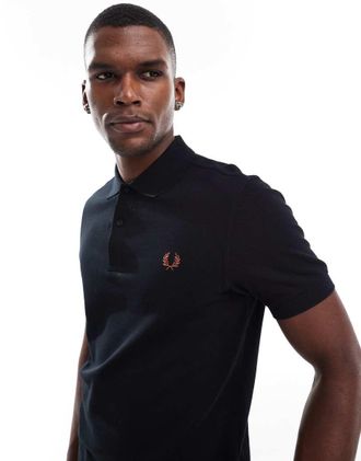 Fred Perry Polo nera-Nero