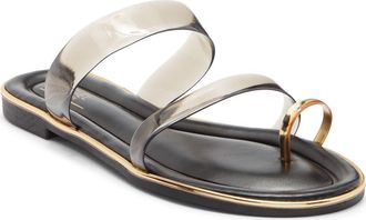 Rachel Roy Boca Slide Sandal in Black Clear at Nordstrom Rack, Size 8.5