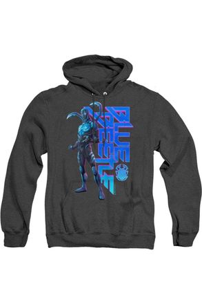 Gildan Blue Beetle (2023) Standing Adult Heather Hoodie / Hooded Sweatshirt