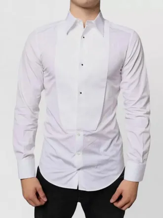 Dolce & Gabbana cotton poplin formal dress shirt