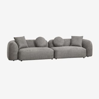 Sklum Sof&aacute; Modular De 2 Piezas En Chenilla Coco Sklum