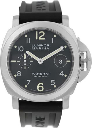 Officine Panerai Pre-owned Panerai Luminor Marina Automatic Black Dial Mens Watch PAM00164