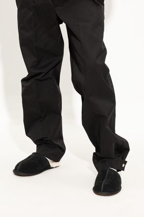 UGG Scuff Suede Slippers, Mens, Black