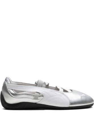 Puma Speedcat ballet sneakers - women - Rubber/Polyurethane/Fabric/Fabric - 10.5 - Silver