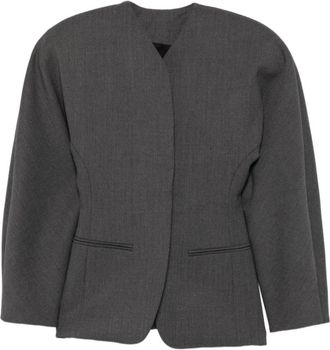 Jacquemus Blazer Ovalo - Jackets - Mujer - Gris - S