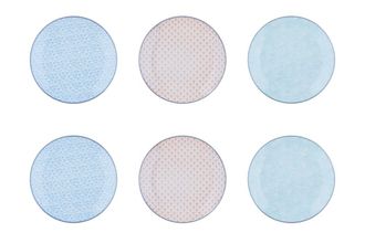 Bj&ouml;rn Borg Plato &Oslash;21cm - 6 Piezas - Pastel