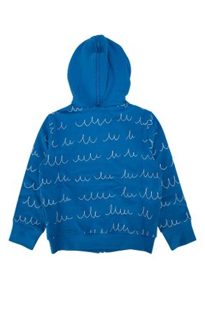 Stella McCartney Boys Jersey Cardigan Azzurrobianco Cotton Felpe Sweater