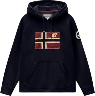 Napapijri Sudadera con capucha Archive - Sweatshirts & Hoodies - Hombre - Azul - 2XL