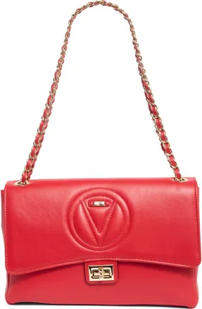 Mario Valentino Posh Signature Shoulder Bag in Red at Nordstrom Rack