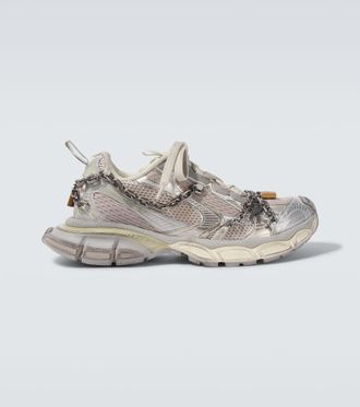 Balenciaga 3XL chain-detail mesh sneakers
