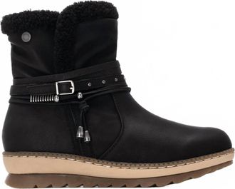 Refresh Womens Winter Bootie In Black