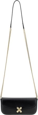 Alexander McQueen Borsa piccola in pelle con catena