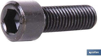 cofan Cofan - Din-912 C-8.8 M-20 X 60 N Caja 10 Unid., Tornillo Allen Din 912 Cabeza Cilindrica, Con Hex&aacute;gono Interior, Clase 8.8, Acabado Negro. Medidas De