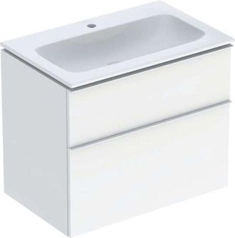 Keramag Keramag - Geberit Icon Set Mueble Lavabo Con Mueble Bajo Lavabo, 2 Cajones