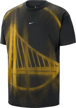 Nike Mens Golden State Warriors Basketball T-Shirt in Black | IO6309-010