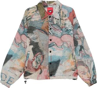 KidSuper Studios Caf&eacute; de la Coaches Jacket - Heren - Zomerjassen - Veelkleurig - L - Jassen
