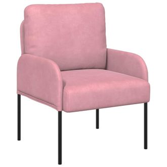 vidaXL Sof&aacute;s Con Coj&iacute;n 55cm Rosa Madera Contrachapada Vidaxl