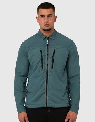 Marshall Artist Mens Nova Overshirt - Atlantic Green - Tan - Size: Regular/40