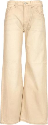 Acne Studios Jeans, Dames, Beige, W29, Katoen, Wide Leg Jeans