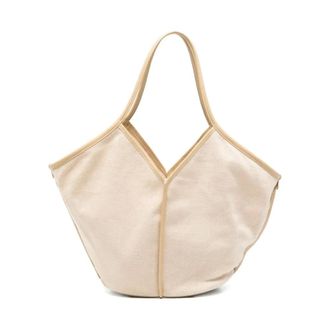 Hereu Tote Bags, female, Beige, Size: ONE SIZE Calella Soft Linen Tote