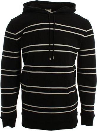 Saint Laurent Sweater - Heren - Hoodies - Zwart - L - Katoen - Hoodies & sweatvesten