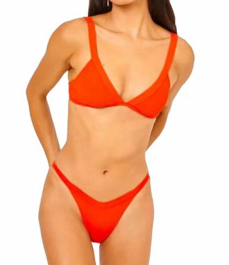 L*Space Winona Classic Bikini Bottom In Pimento