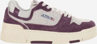 Autry Purple Logo Low sneakers
