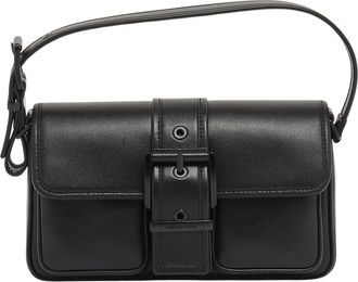 Michael Kors Tassen, Dames, Zwart, ONE Size, Leer, Colby Medium Leather Shoulder Bag