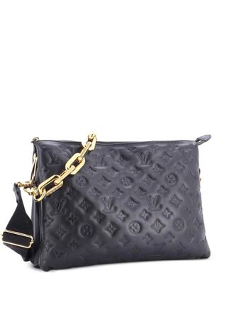 Louis Vuitton Coussin Bag Monogram Embossed Lambskin MM crossbody bag - Nero