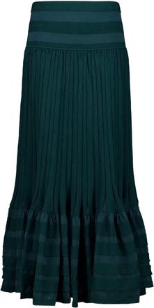 Zimmermann Gonna midi Teal Rebellion - Verde