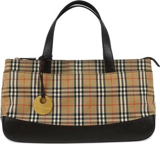Burberry 1990-2000s house check shopper - Beige