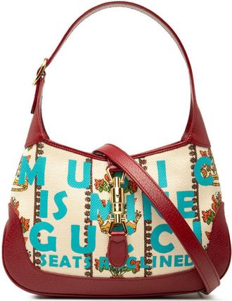 Gucci Pre-owned Gucci Small Canvas 100 Centennial Music Jackie 1961 Crossbody Ladies 636706 486628