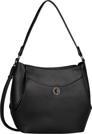Gabor Tassen, Dames, Zwart, ONE Size, Polyester, Amal Hobo Bag Medium