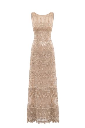 Saiid Kobeisy Embroidered Long Dress