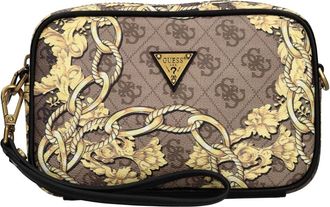 Guess Faux Leather Crossbody Bag - Heren - Schoudertassen - Bruin - ONE Size - Leer - Tassen