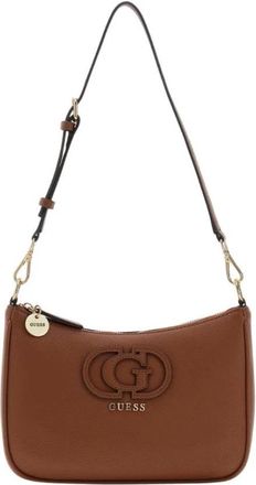 Guess Isola Schoudertas - Dames - Schoudertassen - Bruin - ONE Size - Leer - Tassen