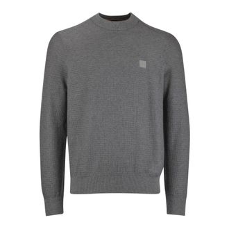 HUGO BOSS Truien & Vesten, Heren, Grijs, 2Xl, Katoen, Anion S Sweater