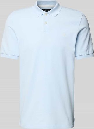 Marc O'Polo Regular Fit Poloshirt aus reiner Baumwolle in Bleu, Größe L
