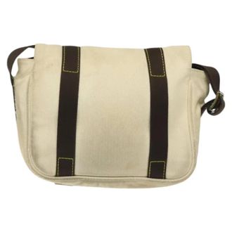 Louis Vuitton Pre-owned Cross Body Bags, female, Beige, Size: ONE SIZE Pre-owned Canvas Cross Body Bag