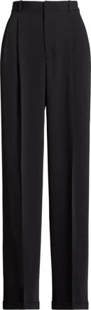 Polo Ralph Lauren Pantaloni plissé a gamba ampia - Nero