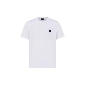 Moncler Moncler Vertical Logo T-shirt, Men, White, Size: L