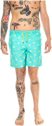 Happy Socks Banana Break Long Swimshorts 6700 - - Swimwear - Uomo - Multicolore - S