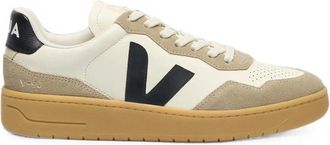Veja White Perforated V-90 Sneakers