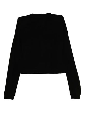 Reformation Monique knitted top - women - Cashmere/Recycled Cashmere - S - Black