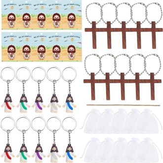 Generic Purse Charm,Compact Mini Jesus Keyring Purse Charm,Little Jesus Figures Keyring Backpack Pendant | for Youth Teens Son Daughter Family Kids Boys Girls