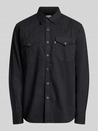 Levi's Regular Fit Jeanshemd aus reiner Baumwolle Modell BARSTOW WESTERN STANDARD in Black, Gr&ouml;&szlig;e XXL